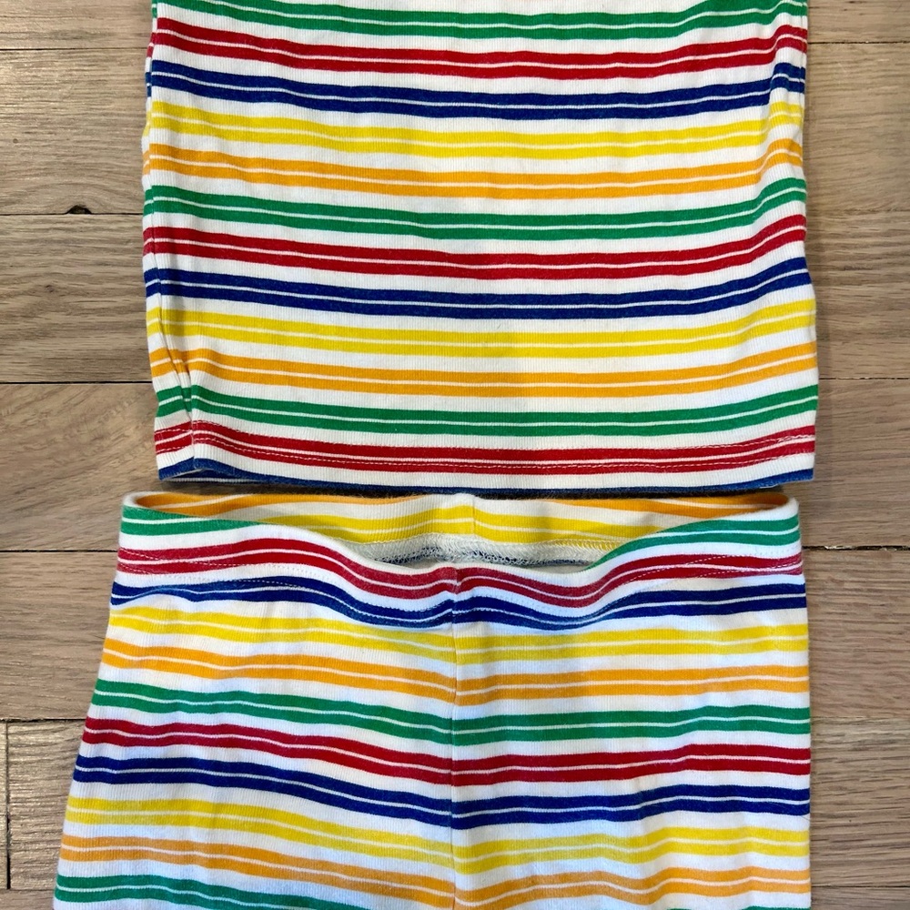 Colorful Striped Pajama Set - Picture 2 of 4